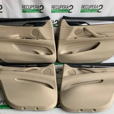 Paneles cuero beige led BMW X5 F15 F85